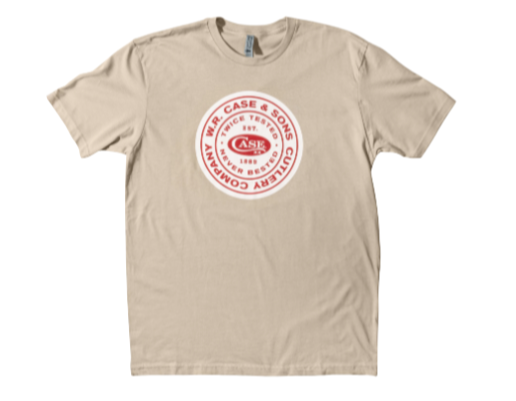 W.R. Case & Sons Cutlery Co.™ 41223 Knife Tan Combed Ringspun Cotton T-Shirt