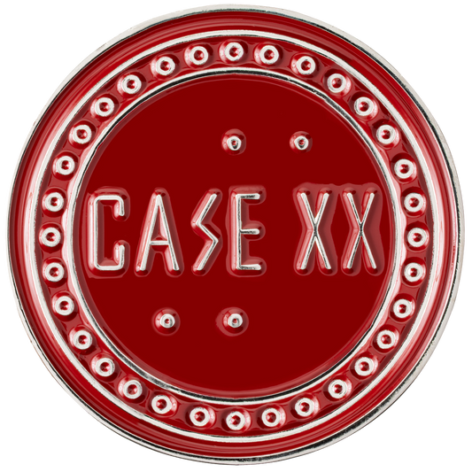 W.R. Case & Sons Cutlery Co.™ 50295 Knife Iron with Antique Silver finsh Challenge Coin