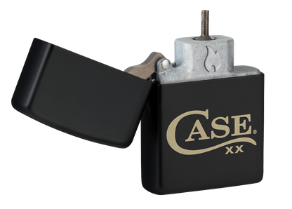W.R. Case & Sons Cutlery Co.™ 50298 Knife Black Matte Finish Brass Zippo Screwdriver