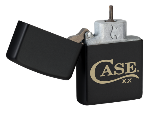 W.R. Case & Sons Cutlery Co.™ 50298 Knife Black Matte Finish Brass Zippo Screwdriver