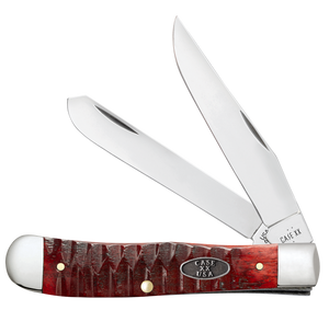 W.R. Case XX Knives Trapper Gator Jig Old Red Bone 51540 Stainless Pocket Knife