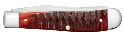 W.R. Case XX Knives Trapper Gator Jig Old Red Bone 51540 Stainless Pocket Knife