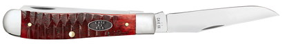 W.R. Case XX Knives Trapper Gator Jig Old Red Bone 51540 Stainless Pocket Knife