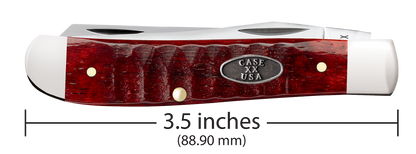 W.R. Case XX Knives Mini Trapper Gator Jig Old Red Bone 51541 Stainless Pocket Knife