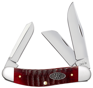 W.R. Case XX Knives Sowbelly Stockman Gator Jig Old Red Bone 51542 Stainless Pocket Knife