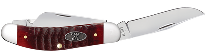 W.R. Case XX Knives Sowbelly Stockman Gator Jig Old Red Bone 51542 Stainless Pocket Knife