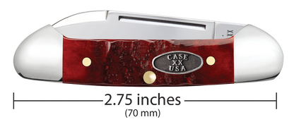 W.R. Case XX Knives Butterbean Gator Jig Old Red Bone 51545 Stainless Pocket Knife