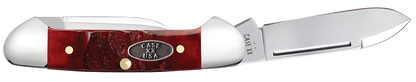 W.R. Case XX Knives Butterbean Gator Jig Old Red Bone 51545 Stainless Pocket Knife