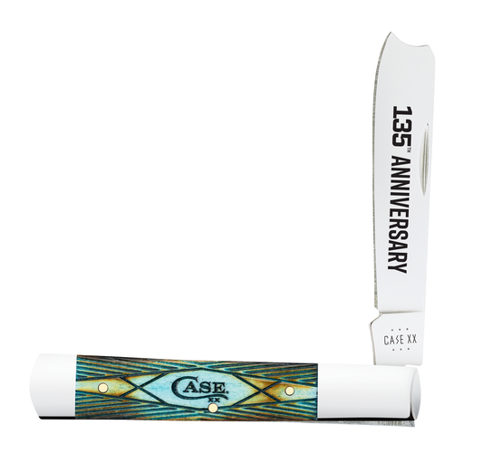 W.R. Case XX Knives ConneXX Knives Razor Jack Teal Colorwash Stainless 1/350 Pocket Knife 52013