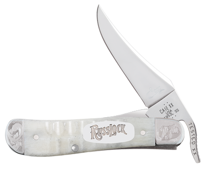 W.R. Case XX Knives Russlock 25th Anniversary 3- Set 52022 w/ Illuminated Display