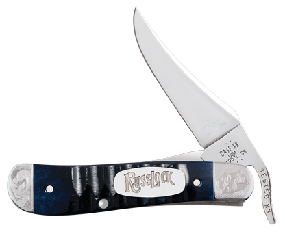 W.R. Case XX Knives Russlock 25th Anniversary 3- Set 52022 w/ Illuminated Display