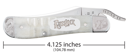 W.R. Case XX Knives Russlock 25th Anniversary 3- Set 52022 w/ Illuminated Display