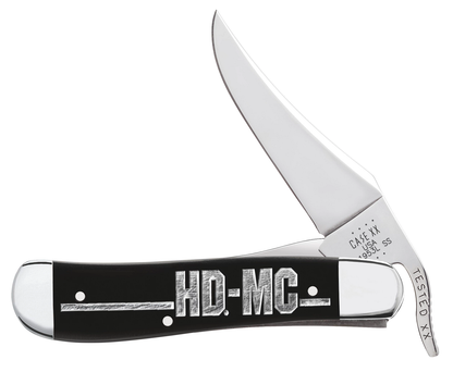 W.R. Case XX Knives Harley-Davidson Black Russlock 52242 Stainless Pocket Knife