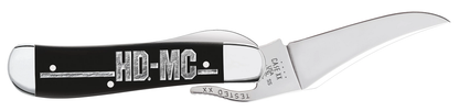 W.R. Case XX Knives Harley-Davidson Black Russlock 52242 Stainless Pocket Knife