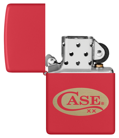 W.R. Case & Sons Cutlery Co.™ 52257 Knife Red Matte Finish Brass Windproof Lighter