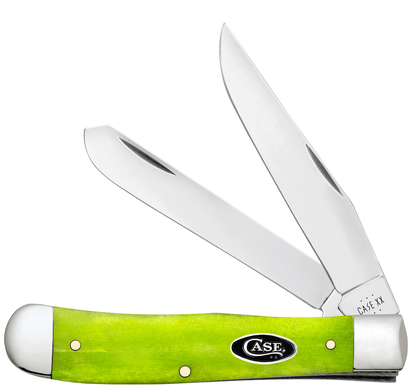 Case XX™ Knives Trapper Smooth Green Apple Bone 53030 Stainless Pocket Knife