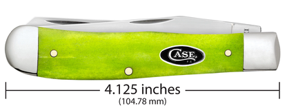 Case XX™ Knives Trapper Smooth Green Apple Bone 53030 Stainless Pocket Knife