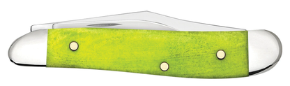 Case XX™ Knives Peanut Smooth Green Apple Bone 53033 Stainless Pocket Knife