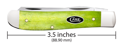 Case XX™ Knives Mini Trapper Smooth Green Apple Bone 53034 Stainless Pocket Knife