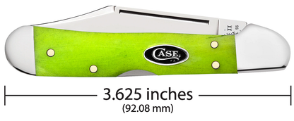 Case XX™ Knives Mini Copperlock Green Apple Bone 53036 Stainless Pocket Knife