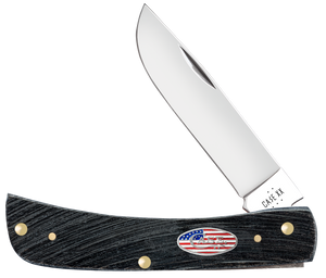 W.R. Case XX Knives Sodbuster Jr Stars & Stripes Gray Bone 53062 Stainless Pocket Knife