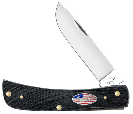 W.R. Case XX Knives Sodbuster Jr Stars & Stripes Gray Bone 53062 Stainless Pocket Knife