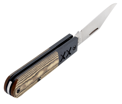 W.R. Case XX Knives Barlow XR Crossroads Woodgrain Richlite S35VN Steel 53161 Pocket Knife