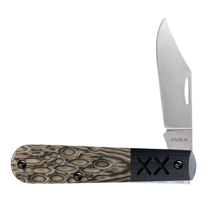 W.R. Case XX Knives Barlow XR Crossroads Jigged Luna Richlite S35VN Steel 53165 Pocket Knife