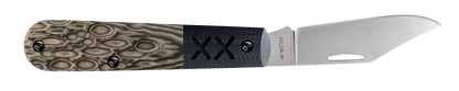 W.R. Case XX Knives Barlow XR Crossroads Jigged Luna Richlite S35VN Steel 53165 Pocket Knife