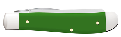 W.R. Case XX Knives Green Synthetic Mini Trapper Stainless 53391 Pocket Knife