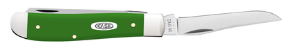 W.R. Case XX Knives Green Synthetic Mini Trapper Stainless 53391 Pocket Knife