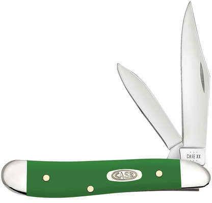 W.R. Case XX Knives Peanut Green Synthetic 53393 Stainless Pocket Knife