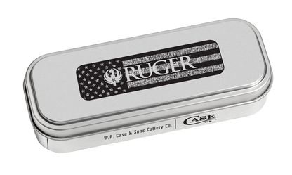 W.R. Case XX Knives Mini Trapper Ruger Olive Green Bone 53541 Stainless Pocket Knife