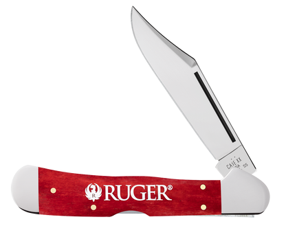 W.R. Case XX Knives Copperlock Ruger Old Red Bone 53543 Stainless Pocket Knife