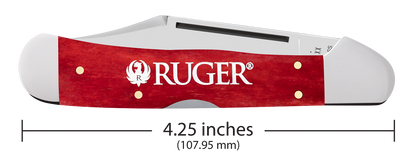 W.R. Case XX Knives Copperlock Ruger Old Red Bone 53543 Stainless Pocket Knife