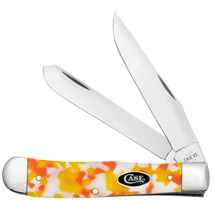 W.R. Case XX Knives Trapper 53750 Candy Corn Kirinite Stainless Steel Pocket Knife