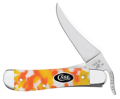 Case XX™ Knives Russlock 53752 Candy Corn Kirinite Stainless Steel Pocket Knife