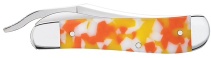 Case XX™ Knives Russlock 53752 Candy Corn Kirinite Stainless Steel Pocket Knife