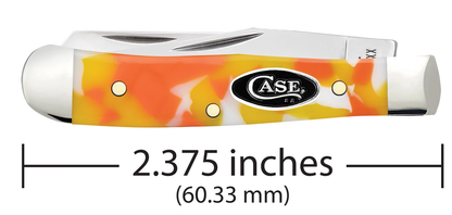 Case XX™ Knives Tiny Trapper 53754 Candy Corn Kirinite Stainless Pocket Knife