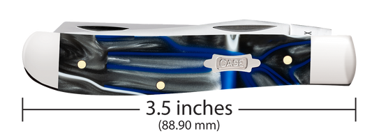 W.R. Case XX Knives Mini Trapper Pacific Tides Kirinite 53811 Stainless Pocket Knife