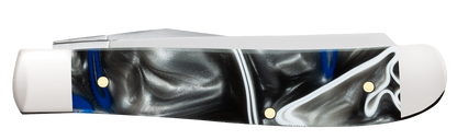 W.R. Case XX Knives Mini Trapper Pacific Tides Kirinite 53811 Stainless Pocket Knife
