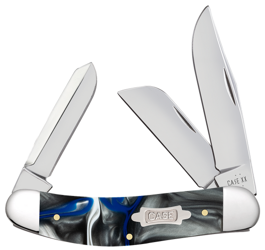 W.R. Case XX Knives Sowbelly Stockman Pacific Tides 53814 Stainless Pocket Knife