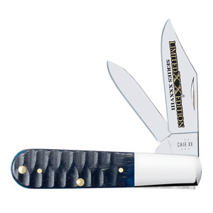W.R. Case XX Knives Barlow Limited Edition Gator Jig Ocean Blue Bone 53981 Stainless Pocket Knife