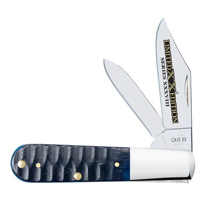 W.R. Case XX Knives Barlow Limited Edition Gator Jig Ocean Blue Bone 53981 Stainless Pocket Knife