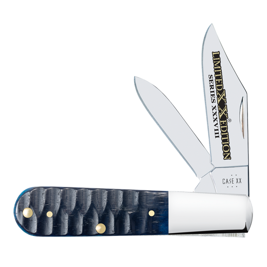 W.R. Case XX Knives Barlow Limited Edition Gator Jig Ocean Blue Bone 53981 Stainless Pocket Knife