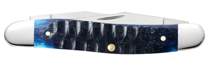 W.R. Case XX Knives Muskrat Limited Edition Gator Jig Ocean Blue Bone 53985 Stainless Pocket Knife