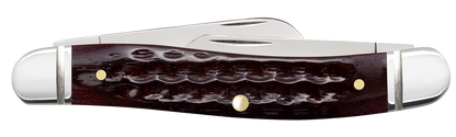 W.R. Case XX Knives Medium Stockman Pocket Knife Worn 30th Mahogany Bone 55232 Stainless Pocket Knife