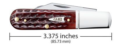 W.R. Case XX Knives Barlow Pocket Knife Worn 30th Mahogany Bone 55233 Stainless Pocket Knife