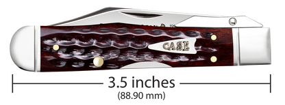 W.R. Case XX Knives Cheetah Cub Pocket Knife Worn 30th Mahogany Bone 55236 Stainless Pocket Knife