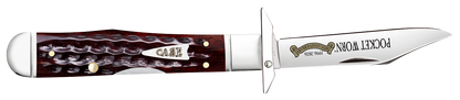 W.R. Case XX Knives Cheetah Cub Pocket Knife Worn 30th Mahogany Bone 55236 Stainless Pocket Knife